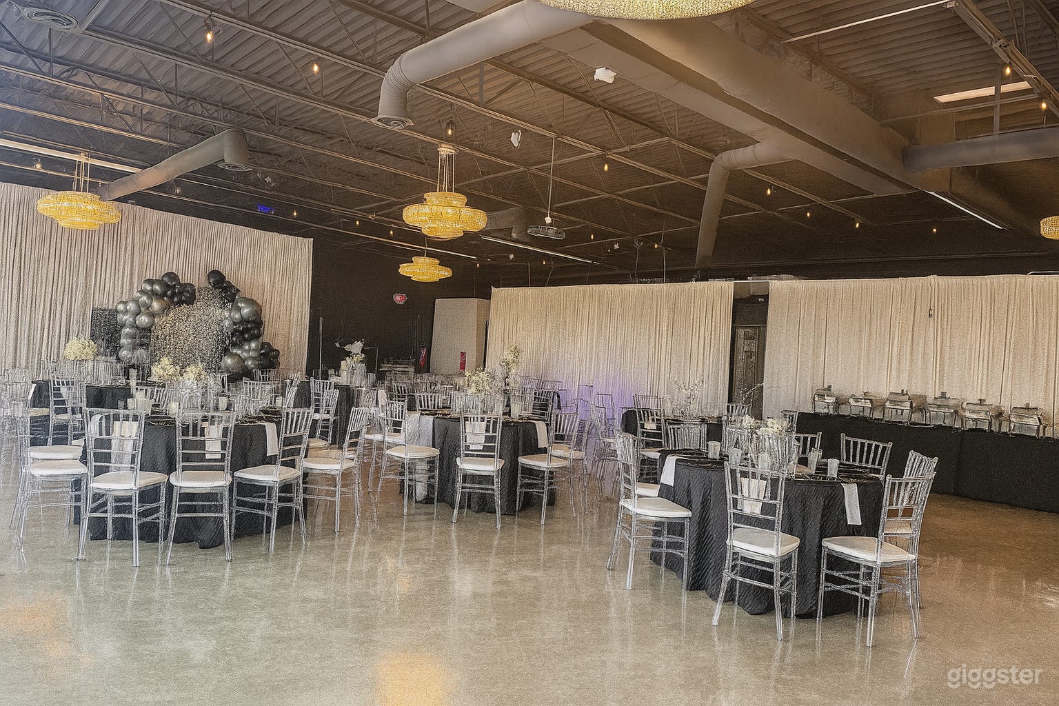 Modern and stylish event space in Columbus, Ohio for 100 people