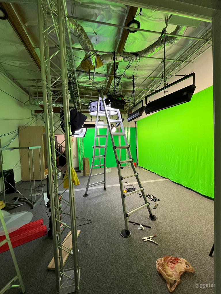  New ceilings with a 12 foot high truss system grid 