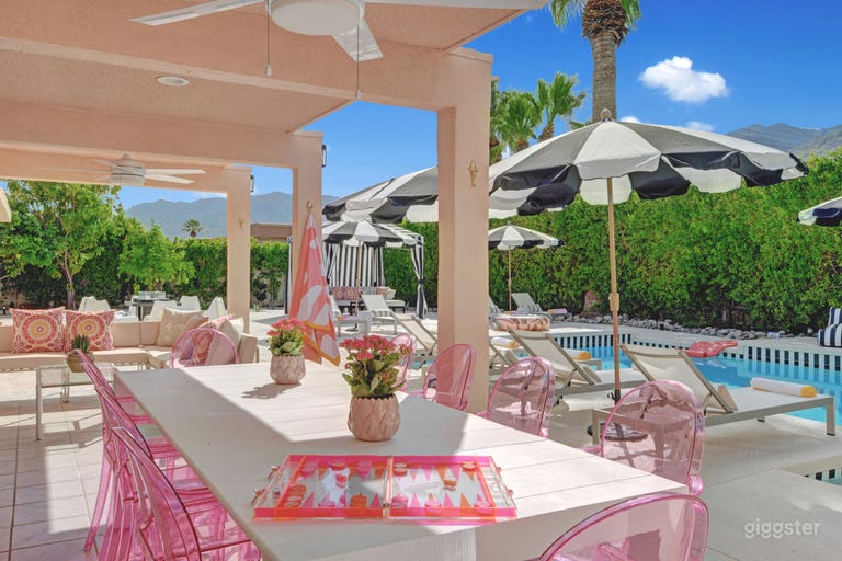  Mod Mirror Villa:  Glam Hollywood Regency estate 