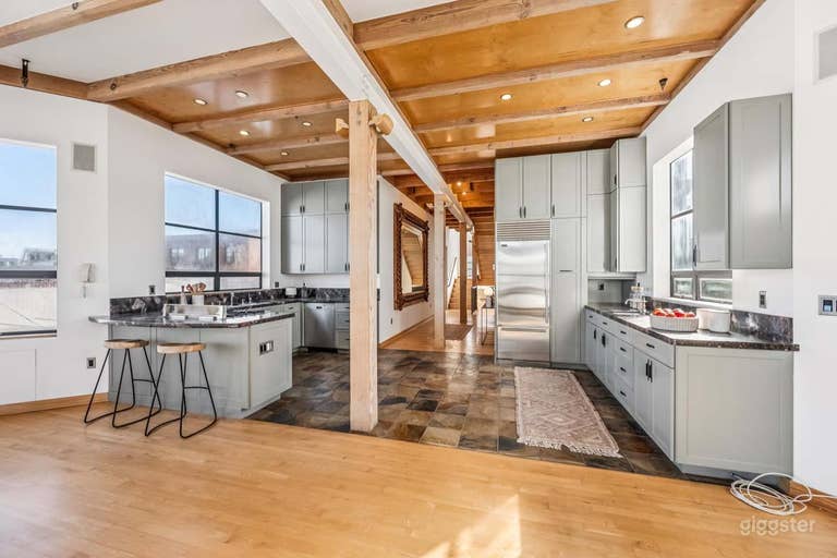  Loft impresionante de 4 pisos y 6,600 sqft con vistas al centro de SF desde la azotea 