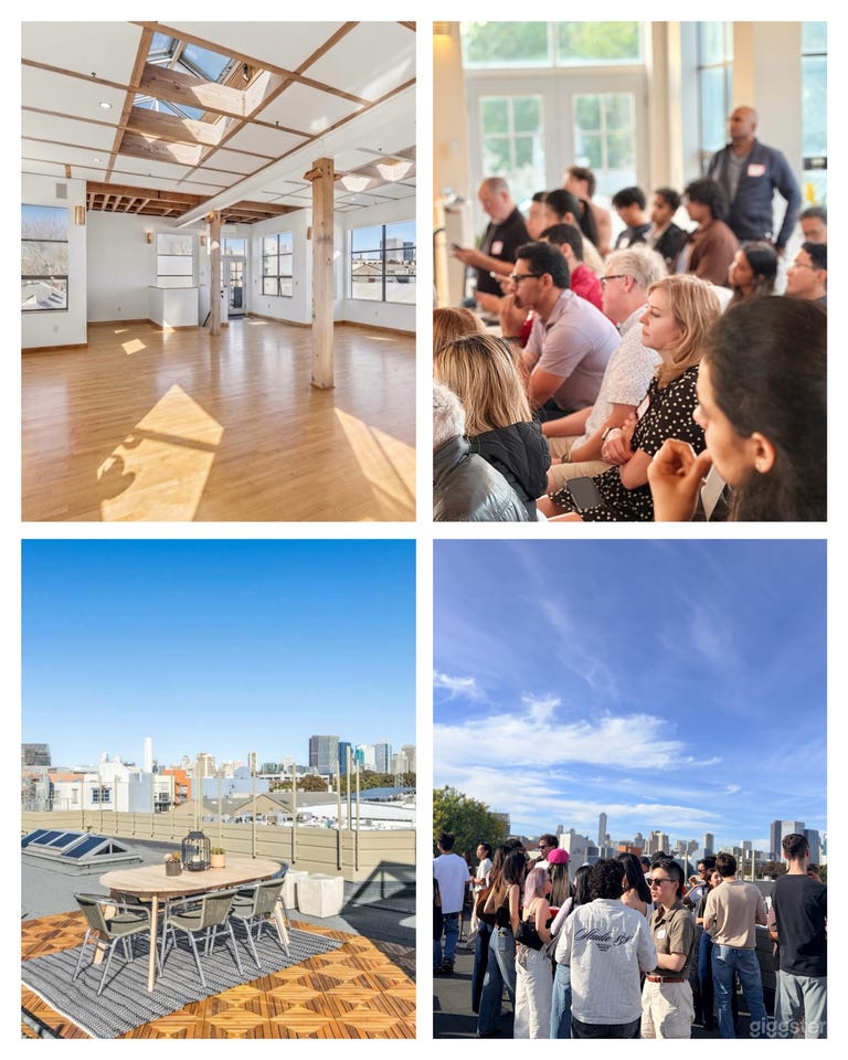  6,600 sqft 4-Story Stunning Loft & Rooftop SF Downtown Views 