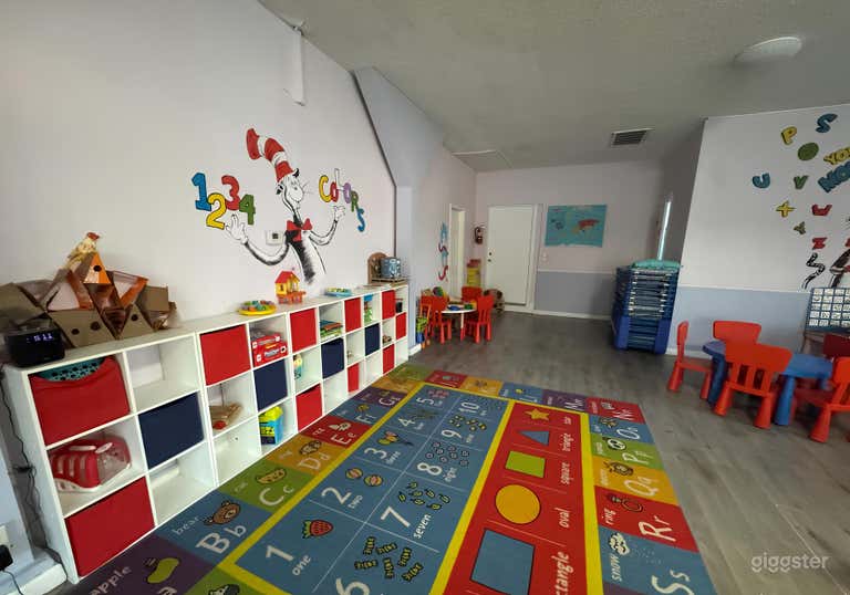  Well-lit and Orderly Kindergarten Classroom 
