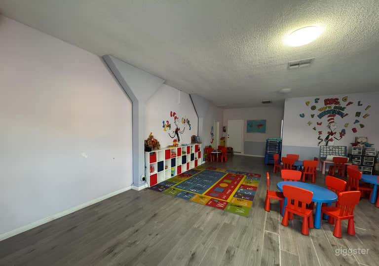 Well-lit and Orderly Kindergarten Classroom 