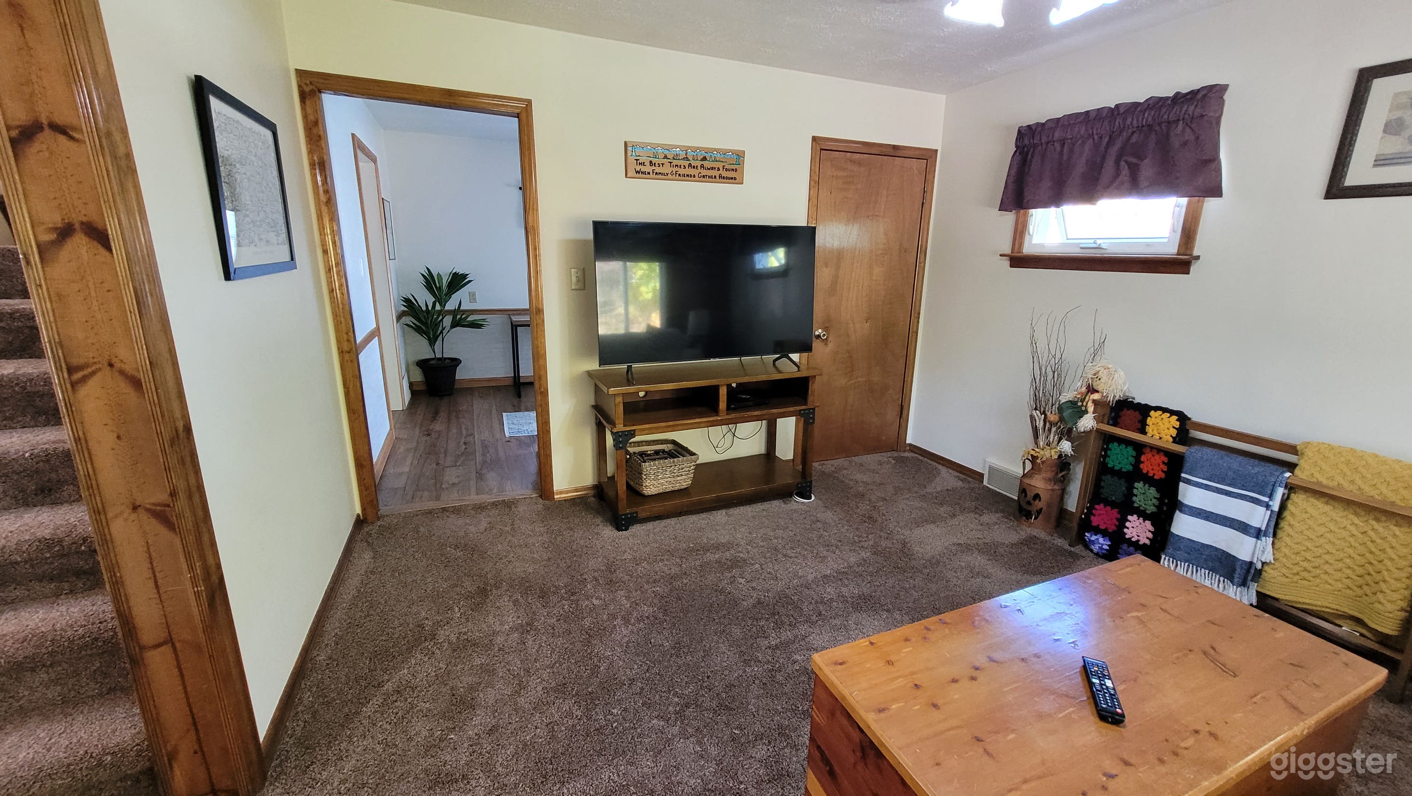 Family room before recliner