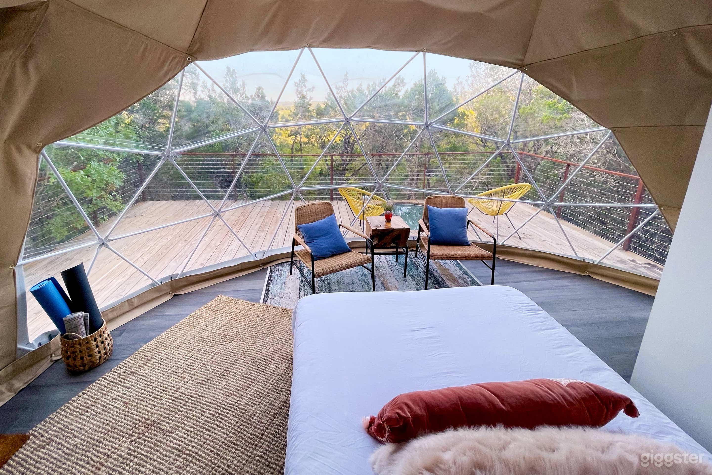 A sneak peek of the views you’ll enjoy while in our dome