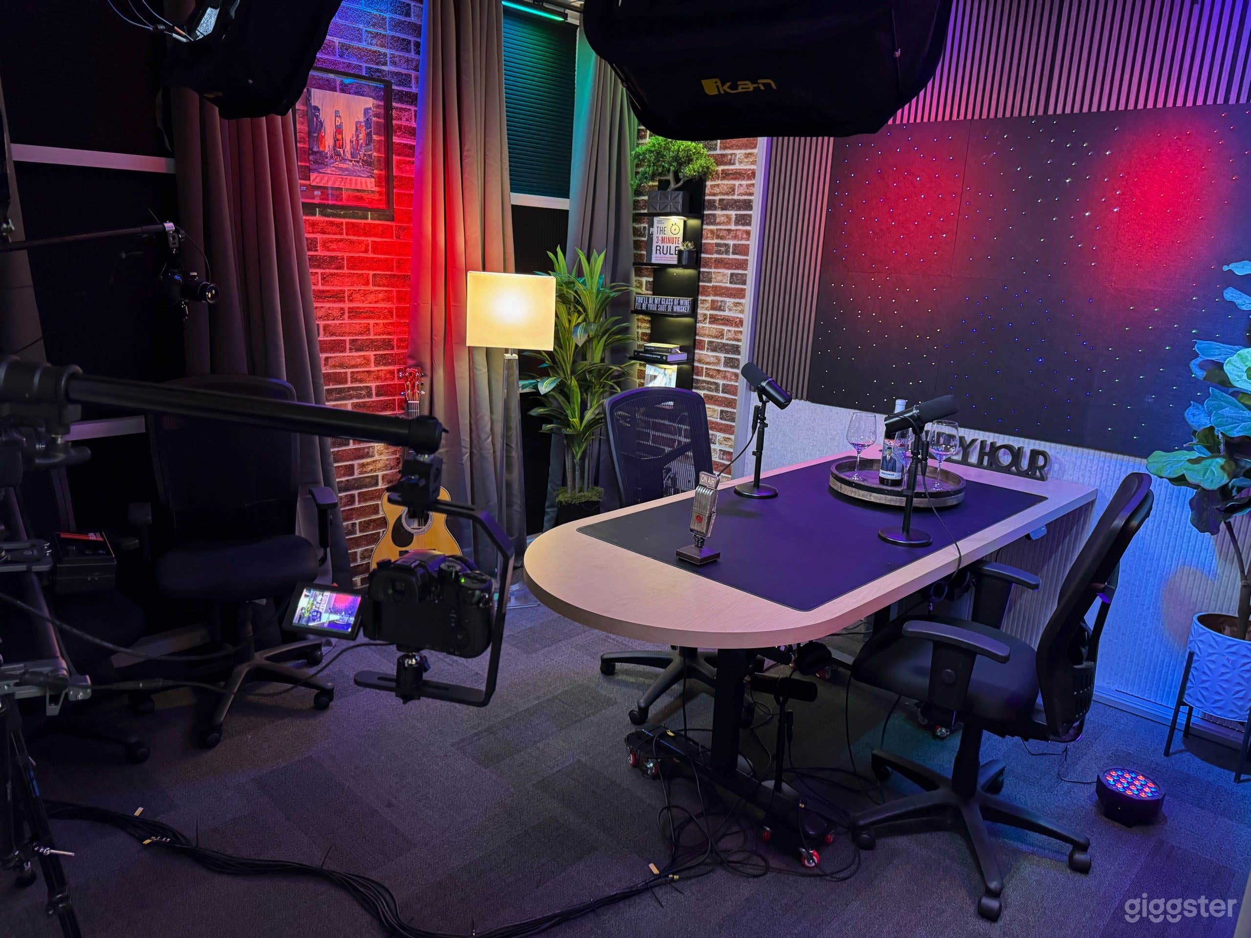 Luxury Podcast & Video Studio in an Irvine Wine Lounge Photo 1