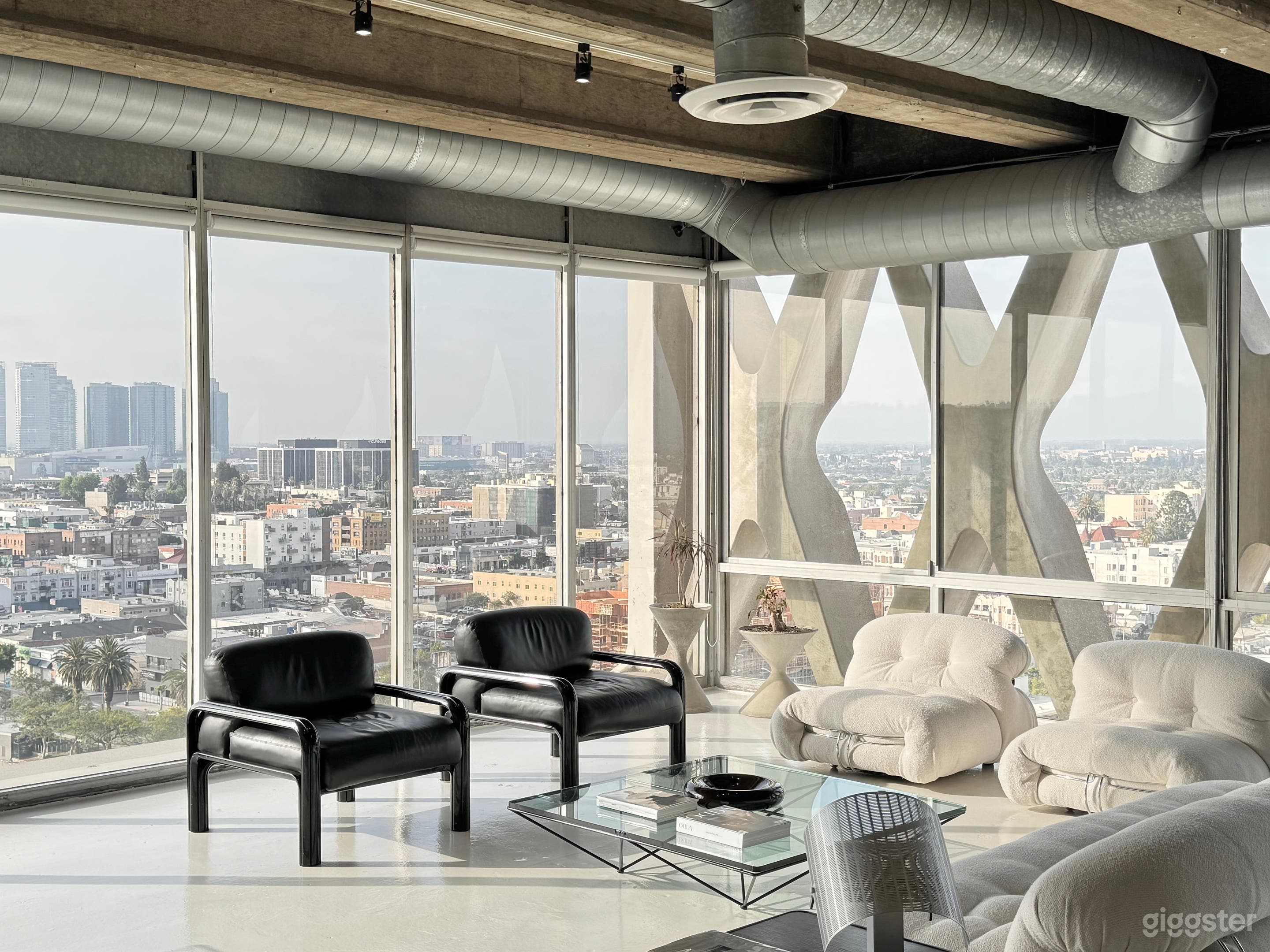 Brutalist Penthouse Panoramic View DTLA Loft Photo 1