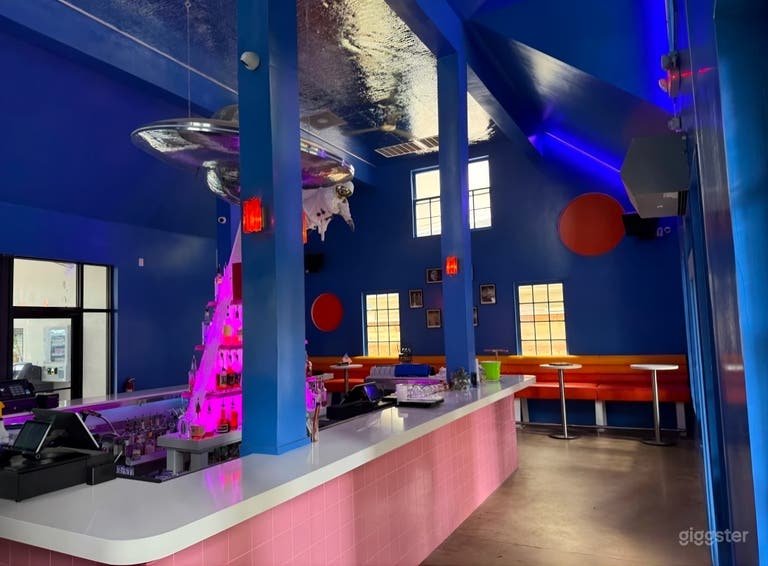  Retro Cosmic Bungalow Lounge in Downtown Austin 