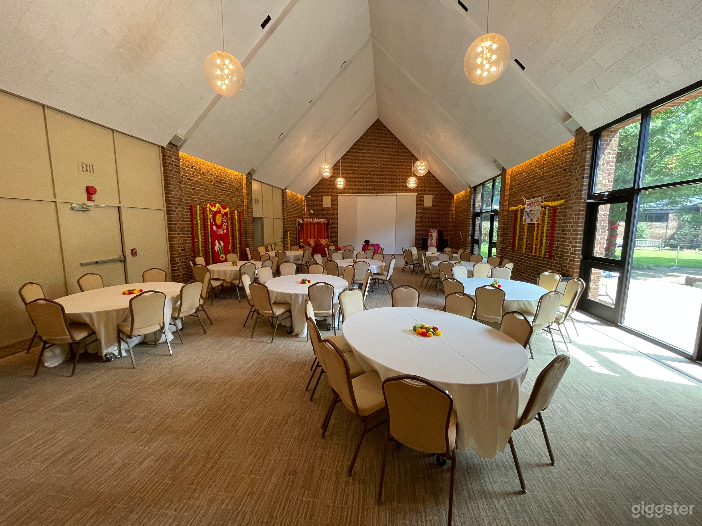 The Ann Mason Room, our inside event space