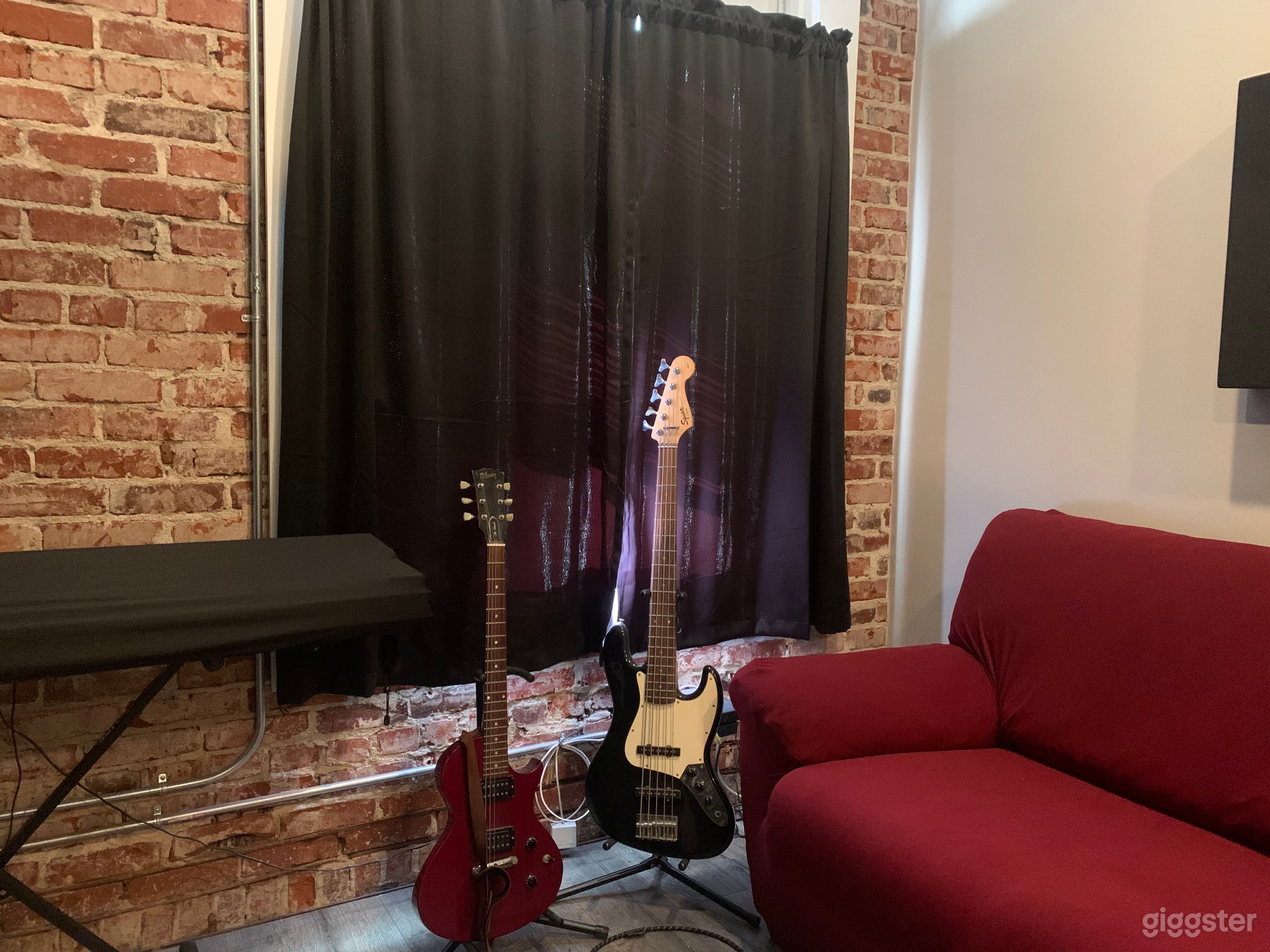 Couch and instruments