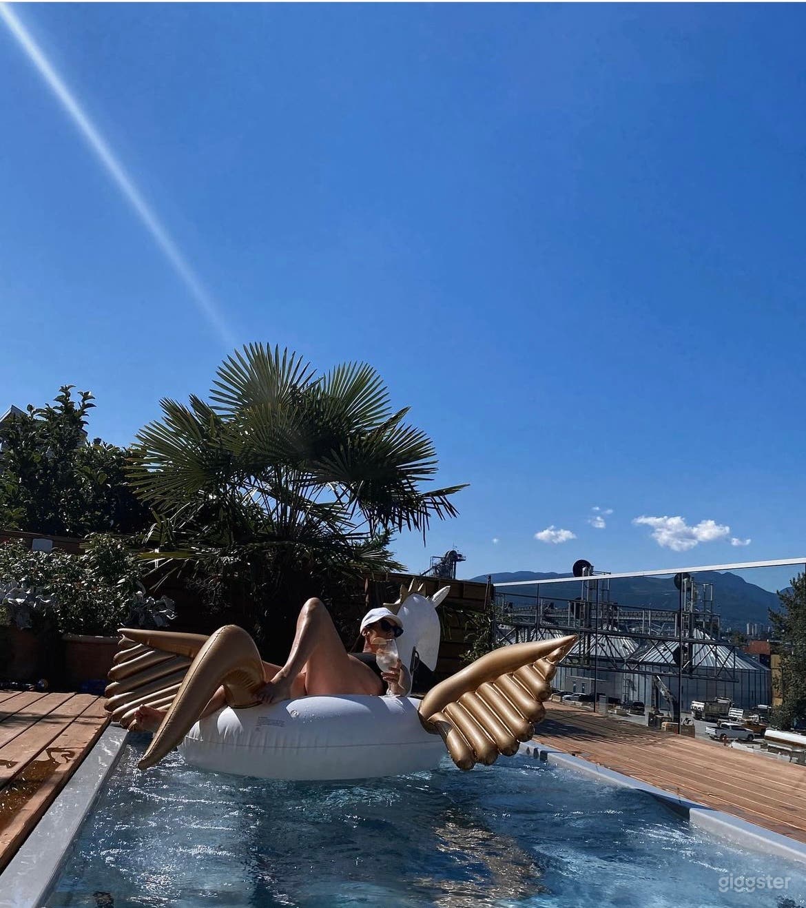 Private ocean view backyard with a pool Photo 4