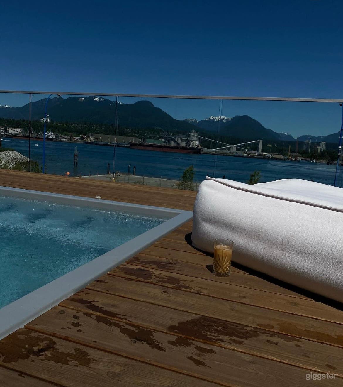 Private ocean view backyard with a pool Photo 2