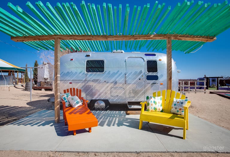  2Acres of Quirky Colorful Vintage Trailers & Games 