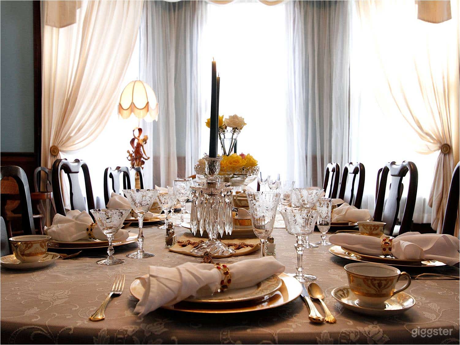 Hassinger Daniels Mansion BB Dining Room Detail