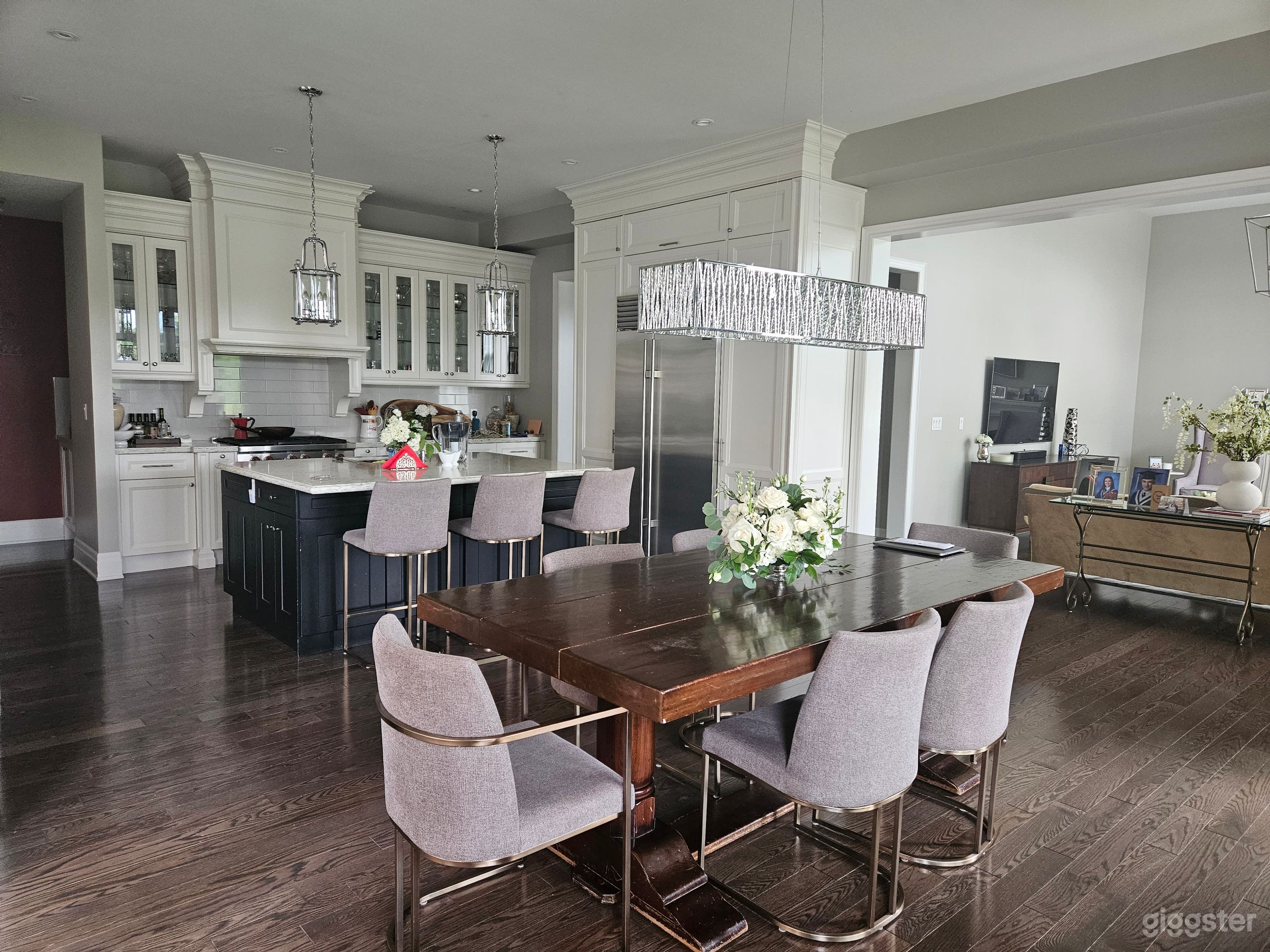 Large eat in kitchen just off the family room.