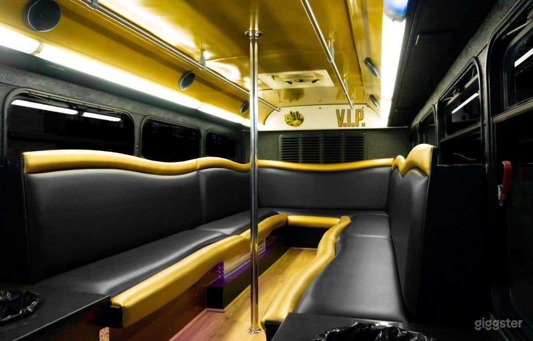 VIP Party Bus "Goldie" in Minneapolis Photo 3