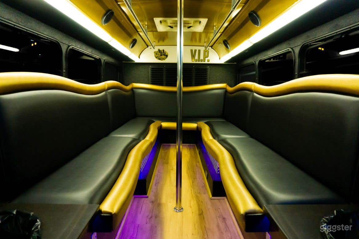 VIP Party Bus "Goldie" in Minneapolis Photo 4