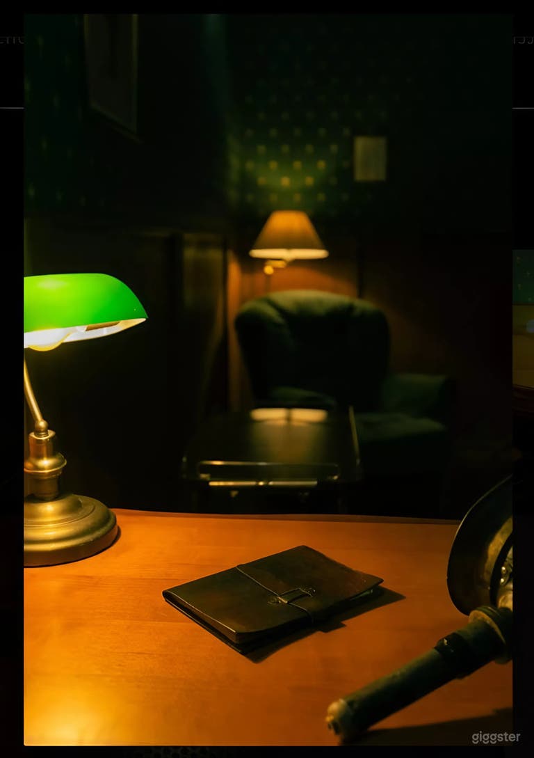  1920s Berlin Escape Room – Dark Professor’s Office Set 