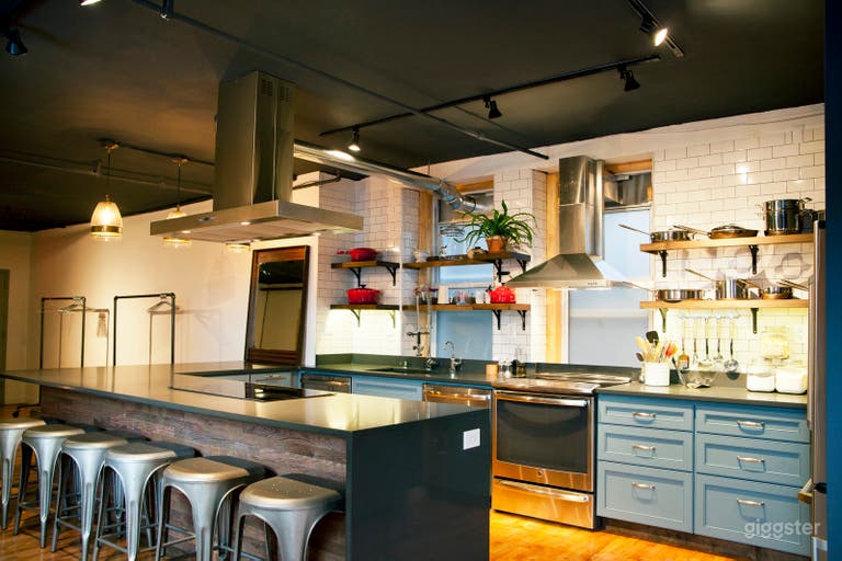  Our ample countertop is ideal for cooking demos 