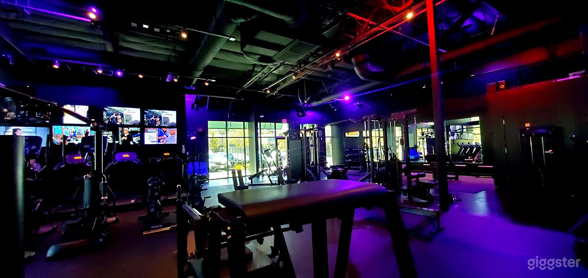 Wide, open space. Very tall ceilings. 