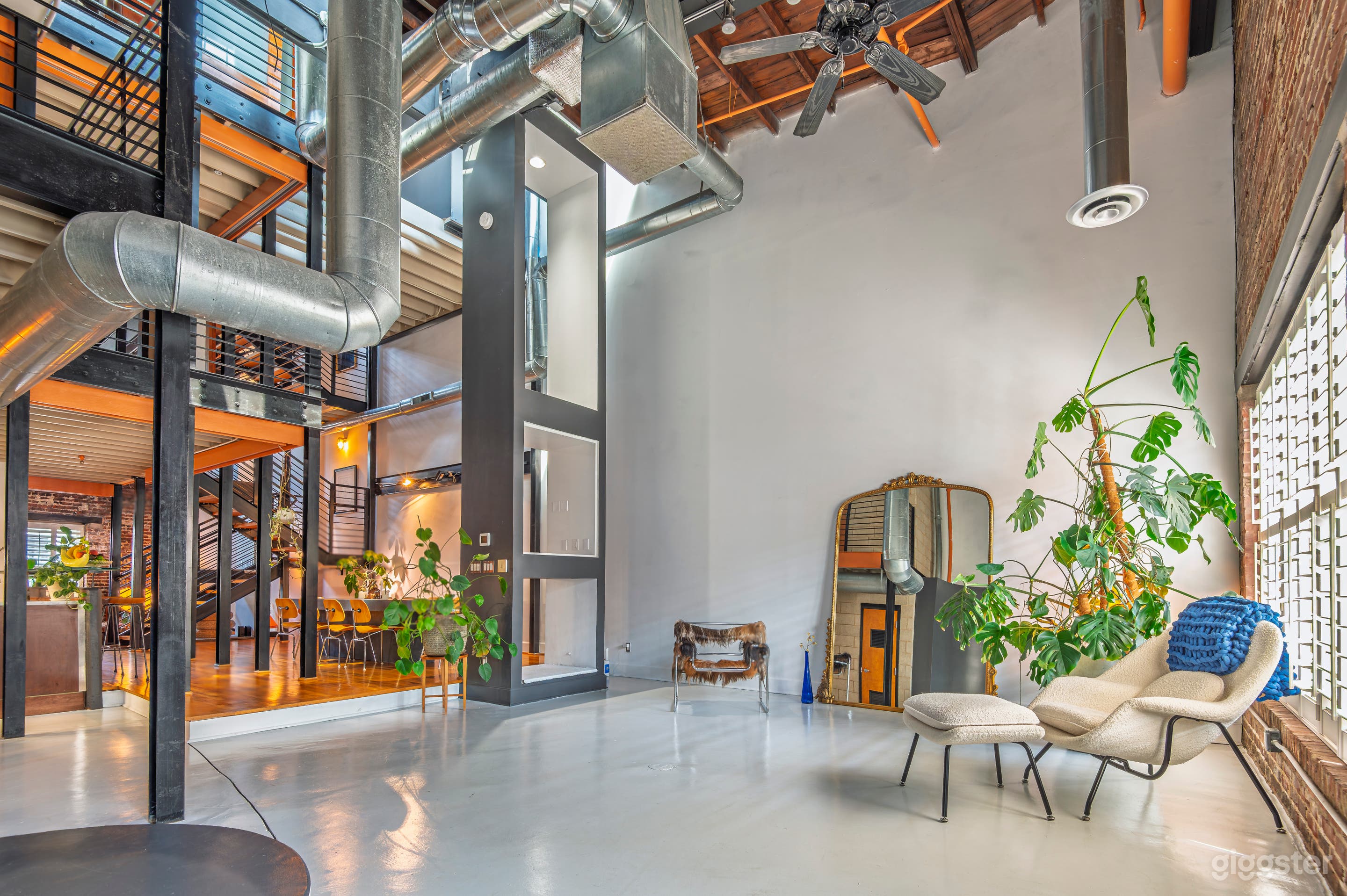 Exposed Brick Loft | Curated, Industrial, High Ceilings Photo 1