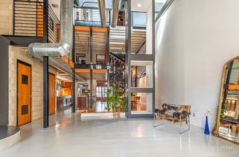  Exposed Brick Loft | Curated, Industrial, High Ceilings 