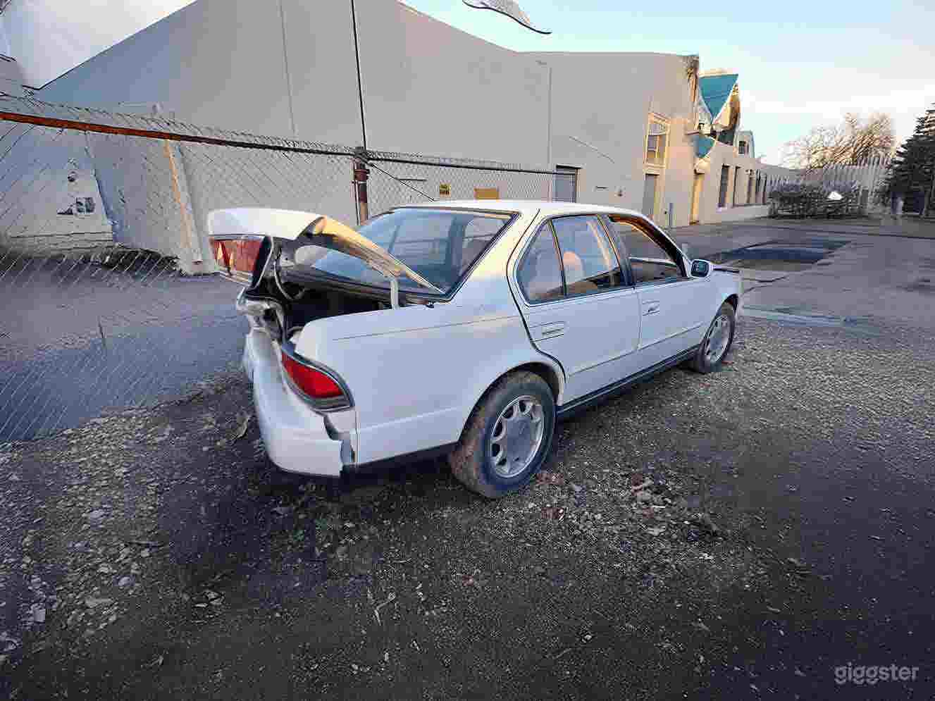 1991 Nissan Maxima Wreck Accident Car Photo 1