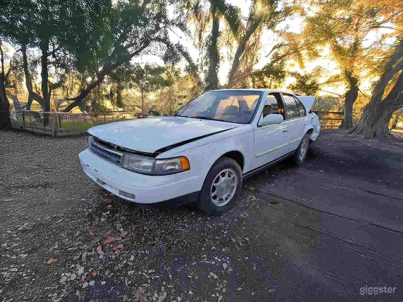 1991 Nissan Maxima Wreck Accident Car Photo 2