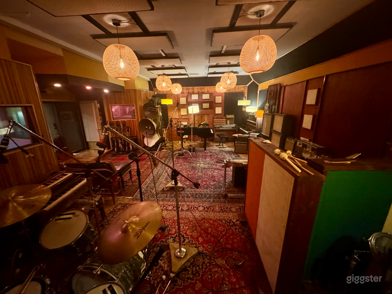  Studio d'enregistrement musical vintage 