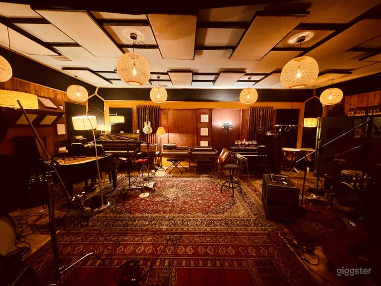  Studio d'enregistrement musical vintage 