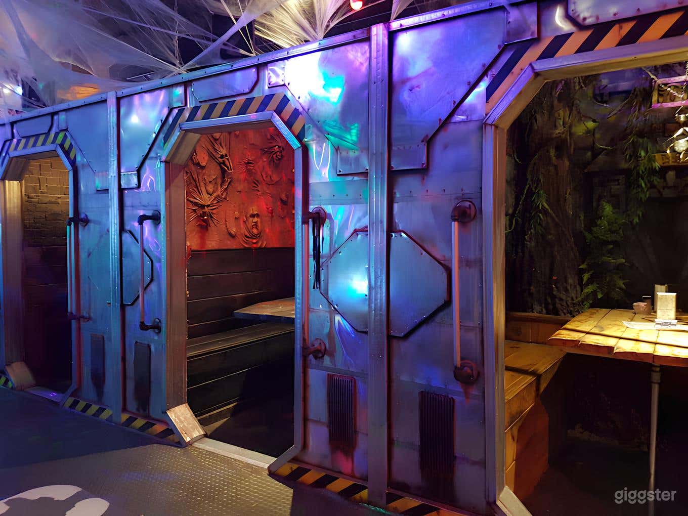 Futuristic Cafe with Private Booths Photo 2