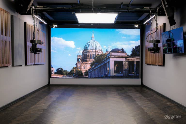  4K LED Wall Film Studio with Remote Control Room Berlin 
