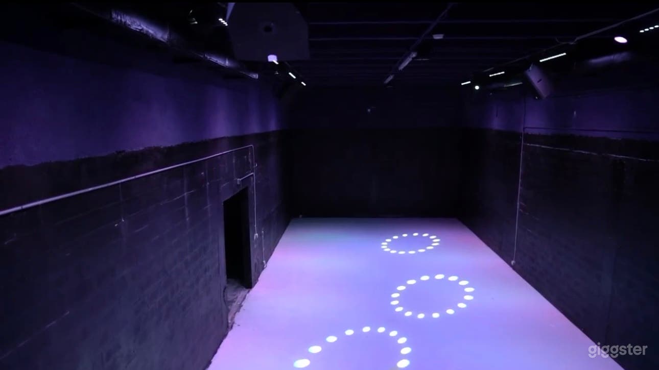 View of main space from the DJ booth.