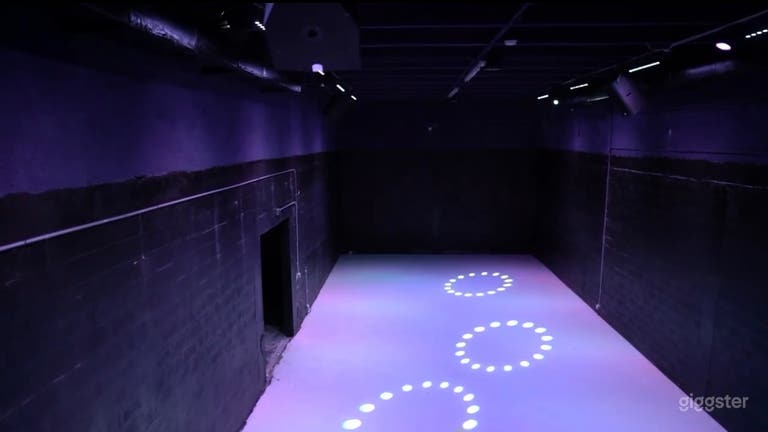  View of main space from the DJ booth. 