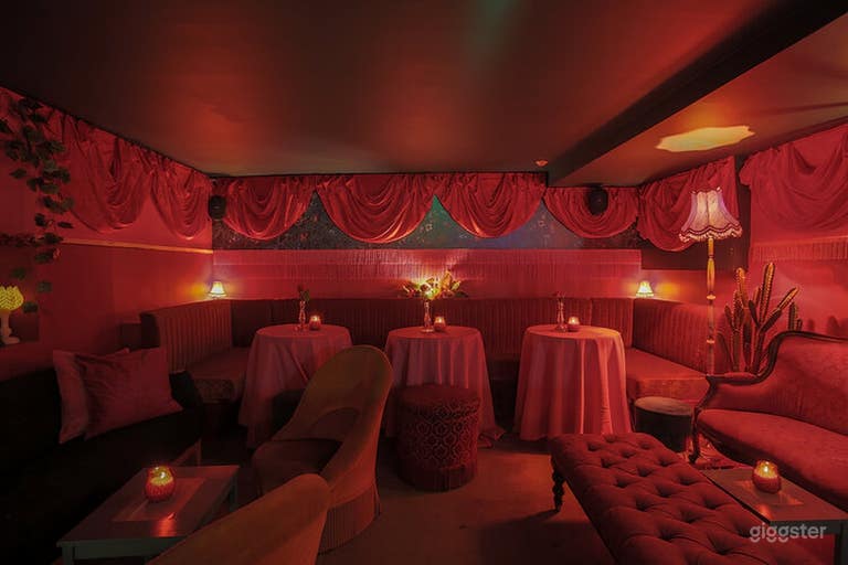  Red & pink Music & Mezcal bar  