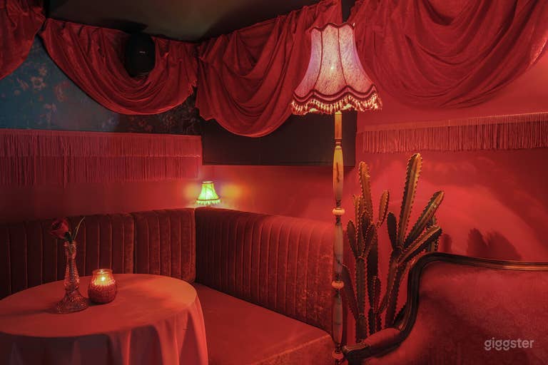  Red & pink Music & Mezcal bar  