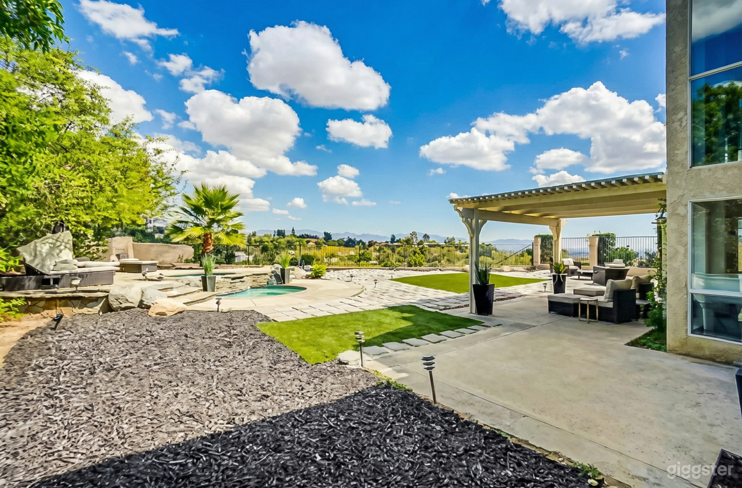 Panoramic Hillside Estate with Resort-Style Pool, Spa Photo 4