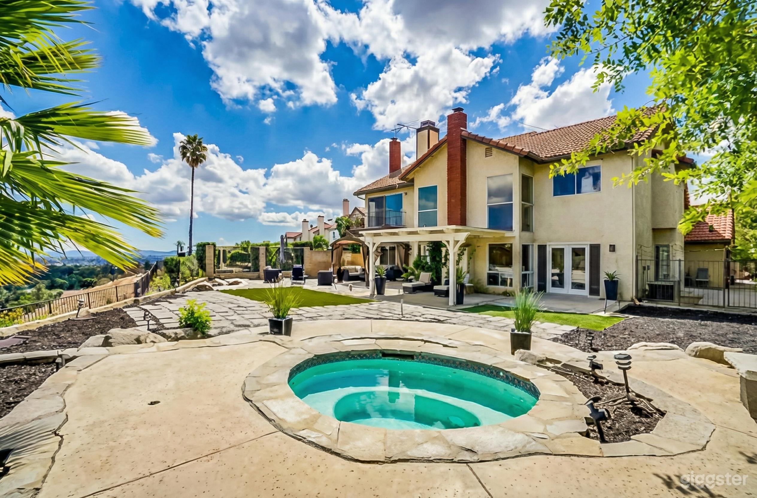 Panoramic Hillside Estate with Resort-Style Pool, Spa Photo 1