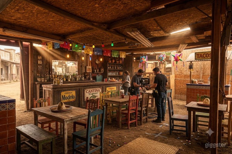  Desert Fight Club /Gambling Bar Room Film Set 