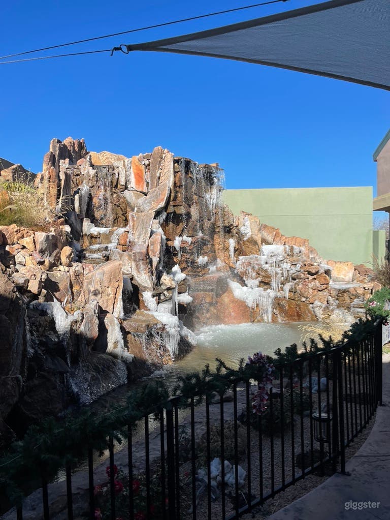  Centro de eventos privado con cascadas en Albuquerque 
