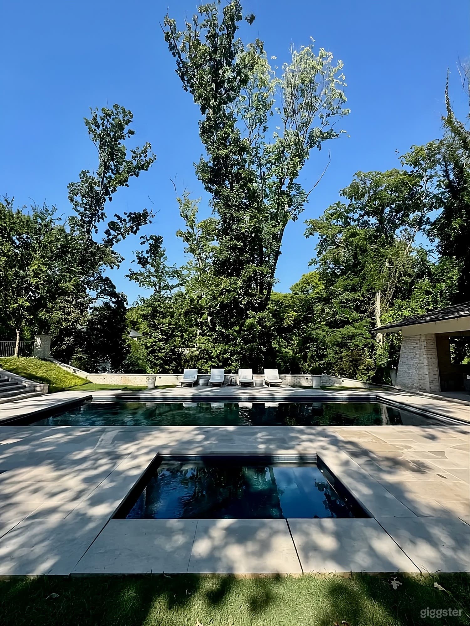 Backyard Luxury Pool Estate Photo 3