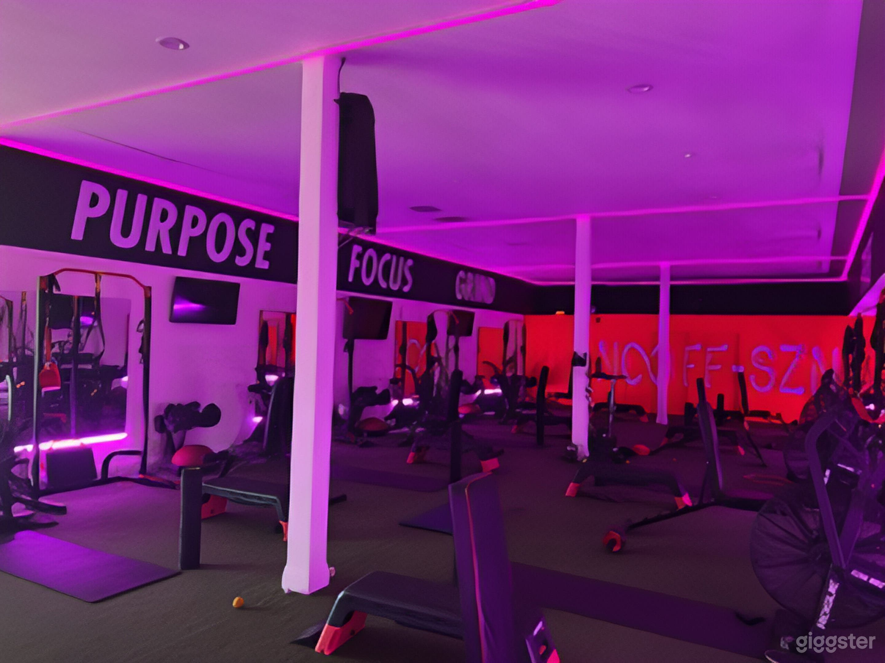 Neon LED Fitness Studio Photo 1