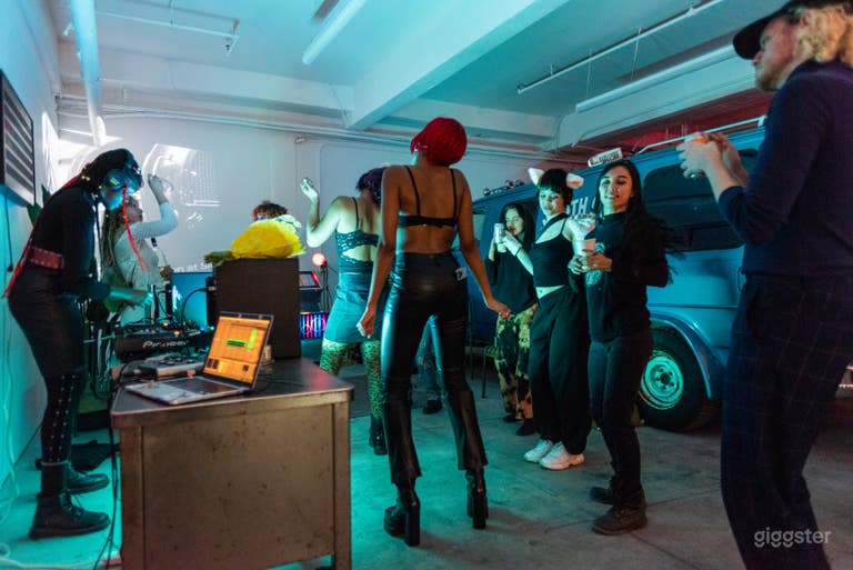  Hip Arcade in an Industrial Workshop 