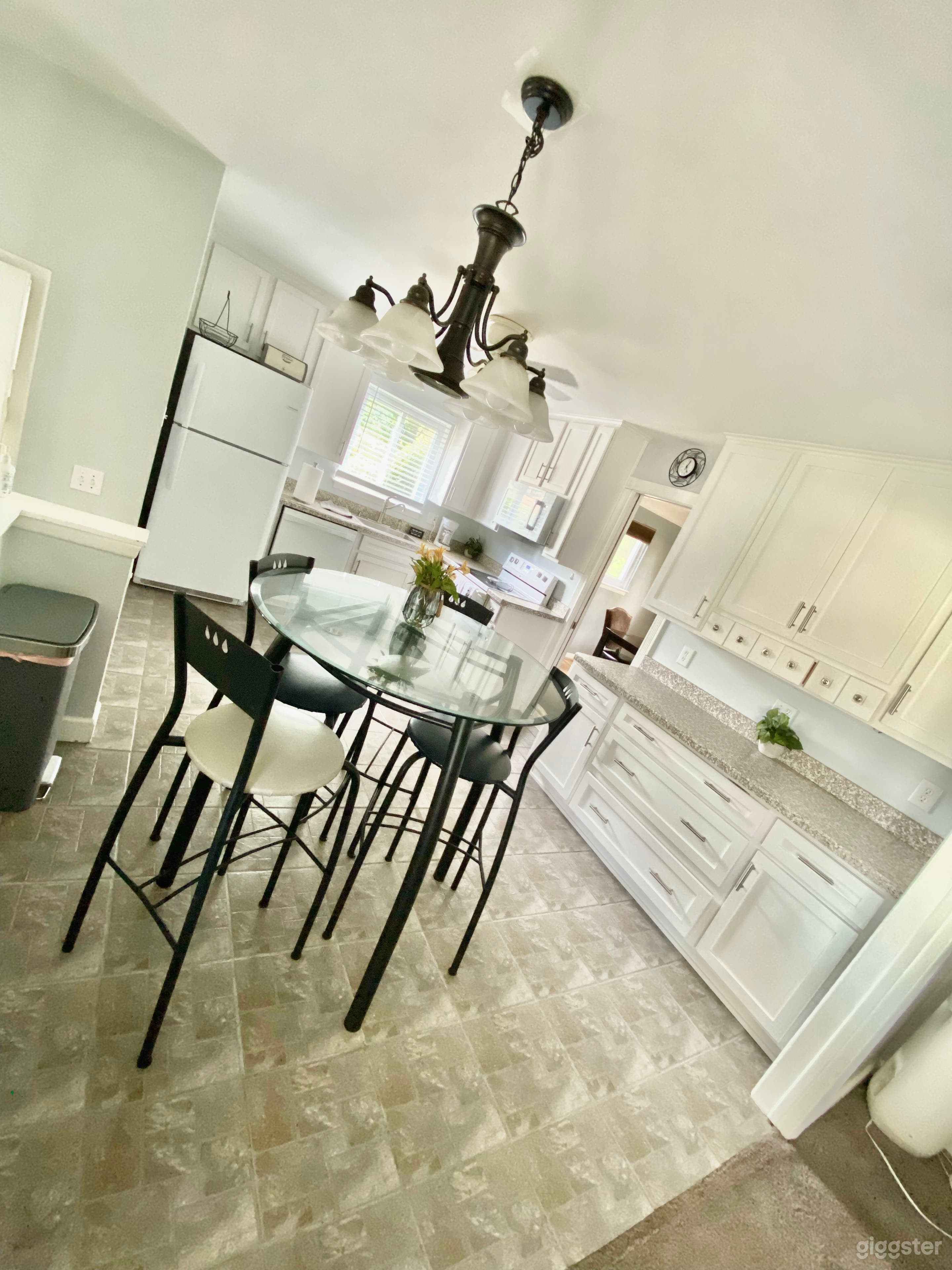 Bright, White Kitchen