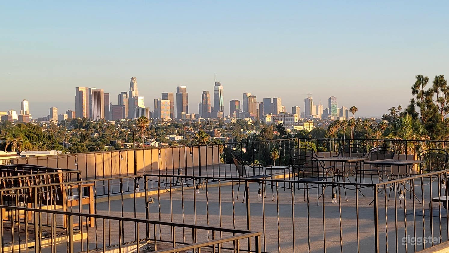 5th-Story roof deck in Silver Lake.  Panoramic views of all of Los Angeles from downtown to the Hollywood Sign!