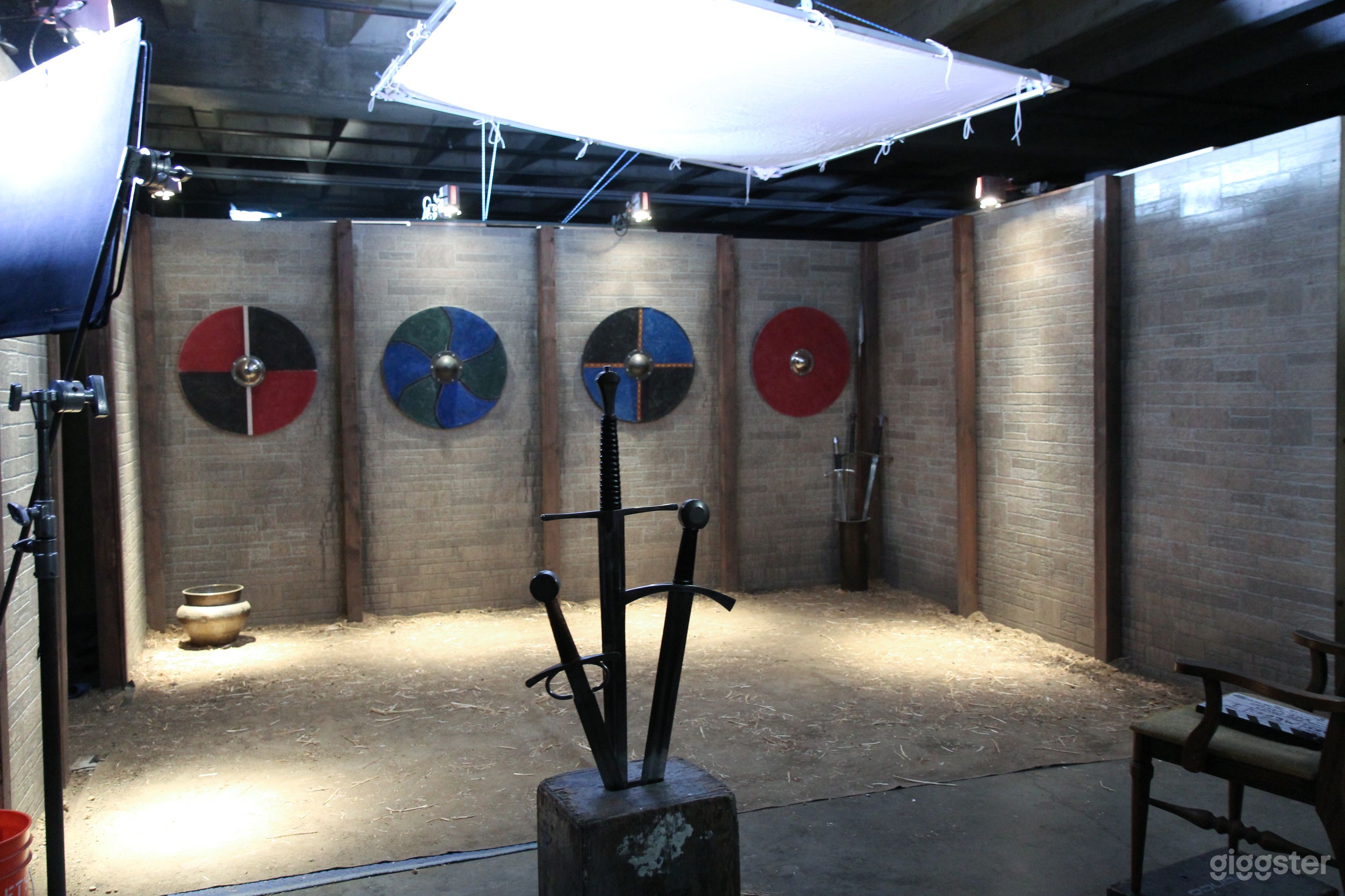 Standing Castle Wall Interior/Exterior and Screening Room Photo 1