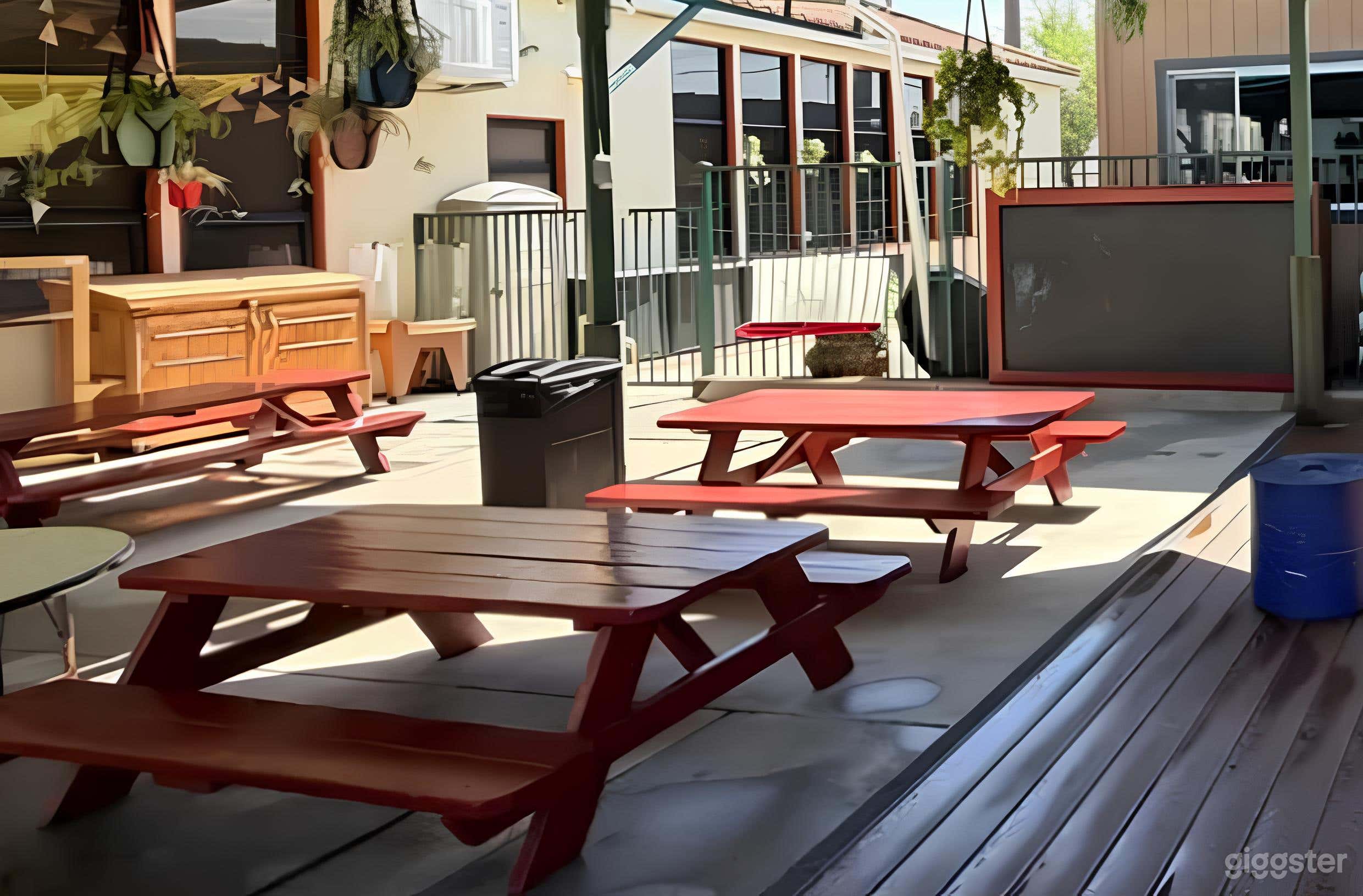 Spacious School Patio Photo 3