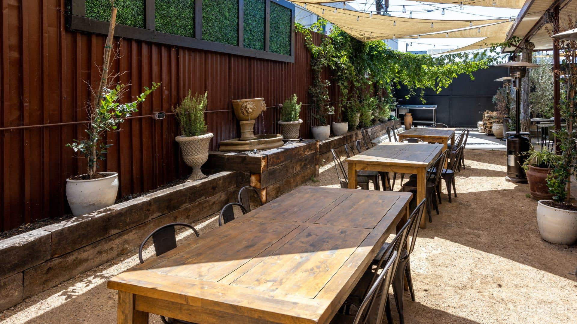 Private Italian Garden Patio, Cafe & Restaurant Buyout Photo 4