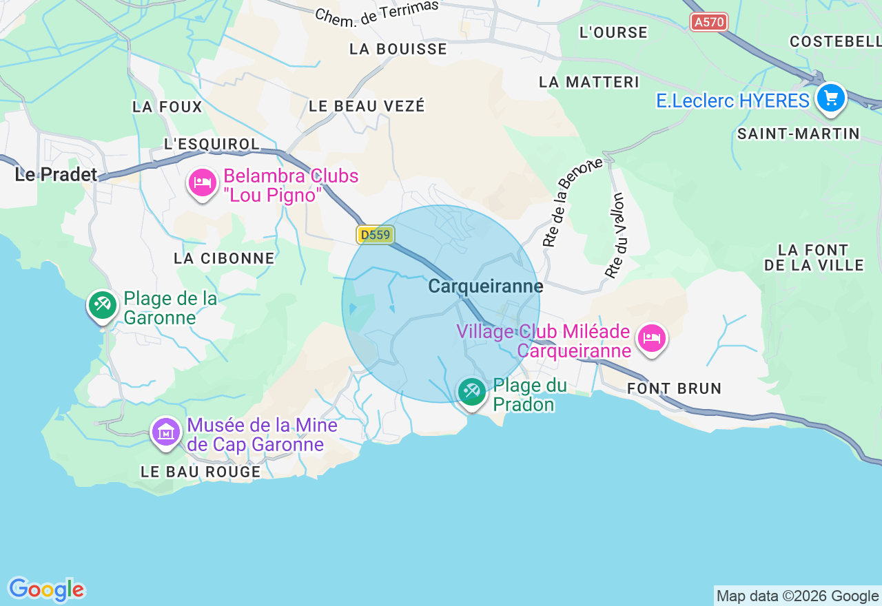 Carte de l'emplacement