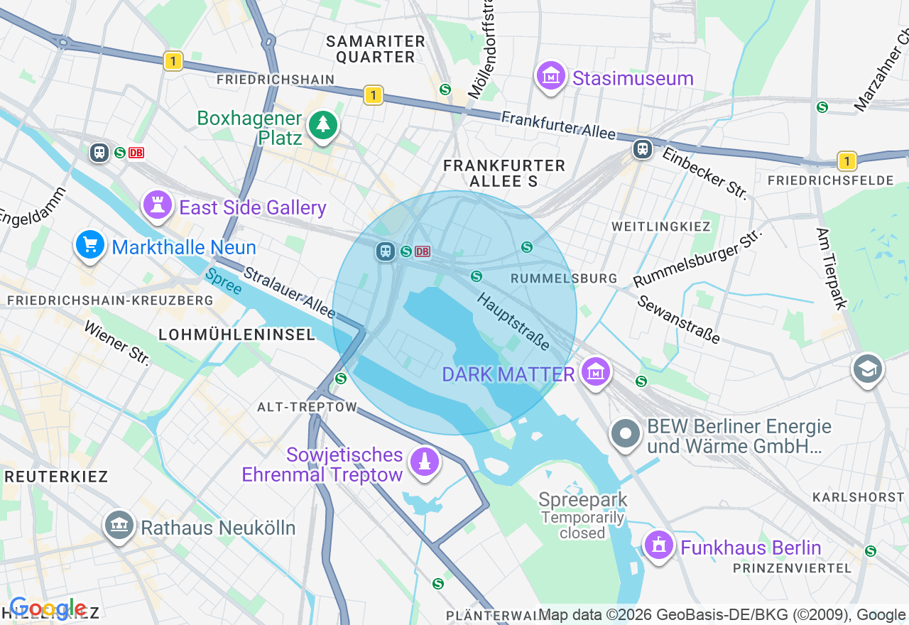 Kartenansicht der Location
